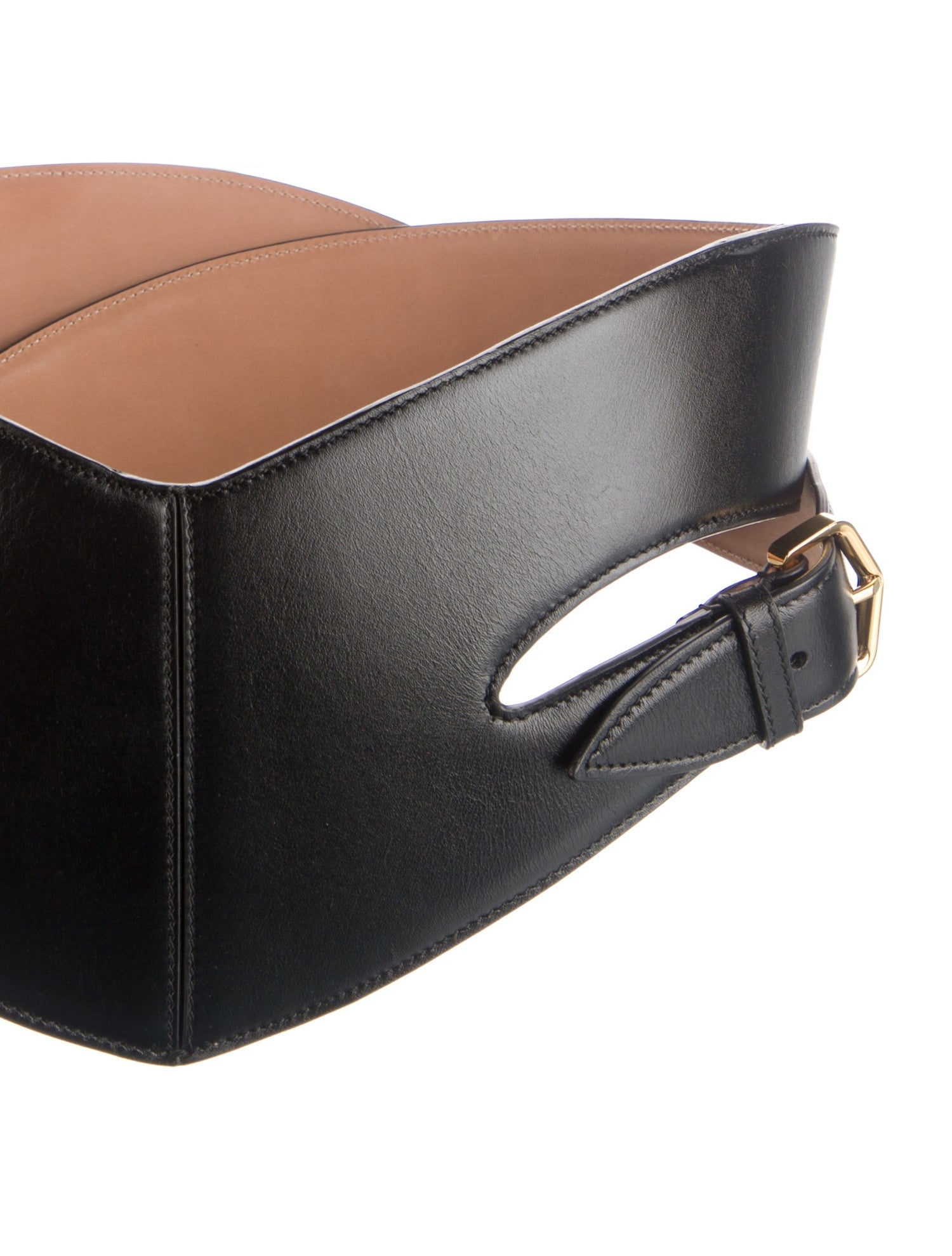 Alaïa Wide Leather Waist Belt