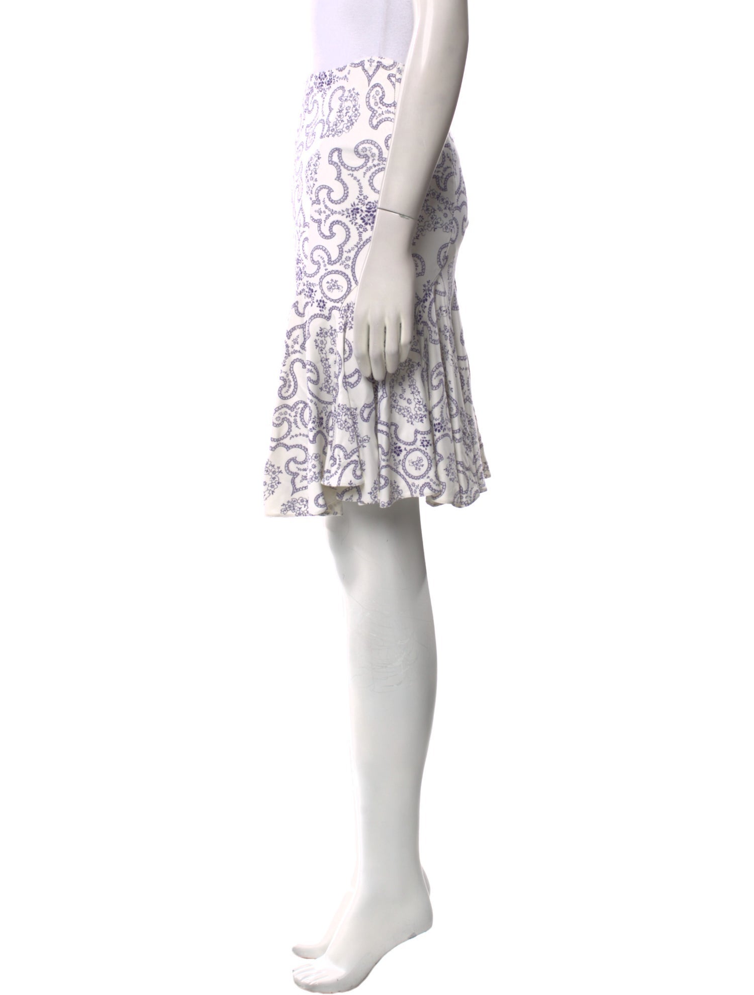 Alaïa Printed Knee-Length Skirt