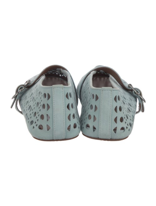 Alaïa Suede Lasercut Accents Flats