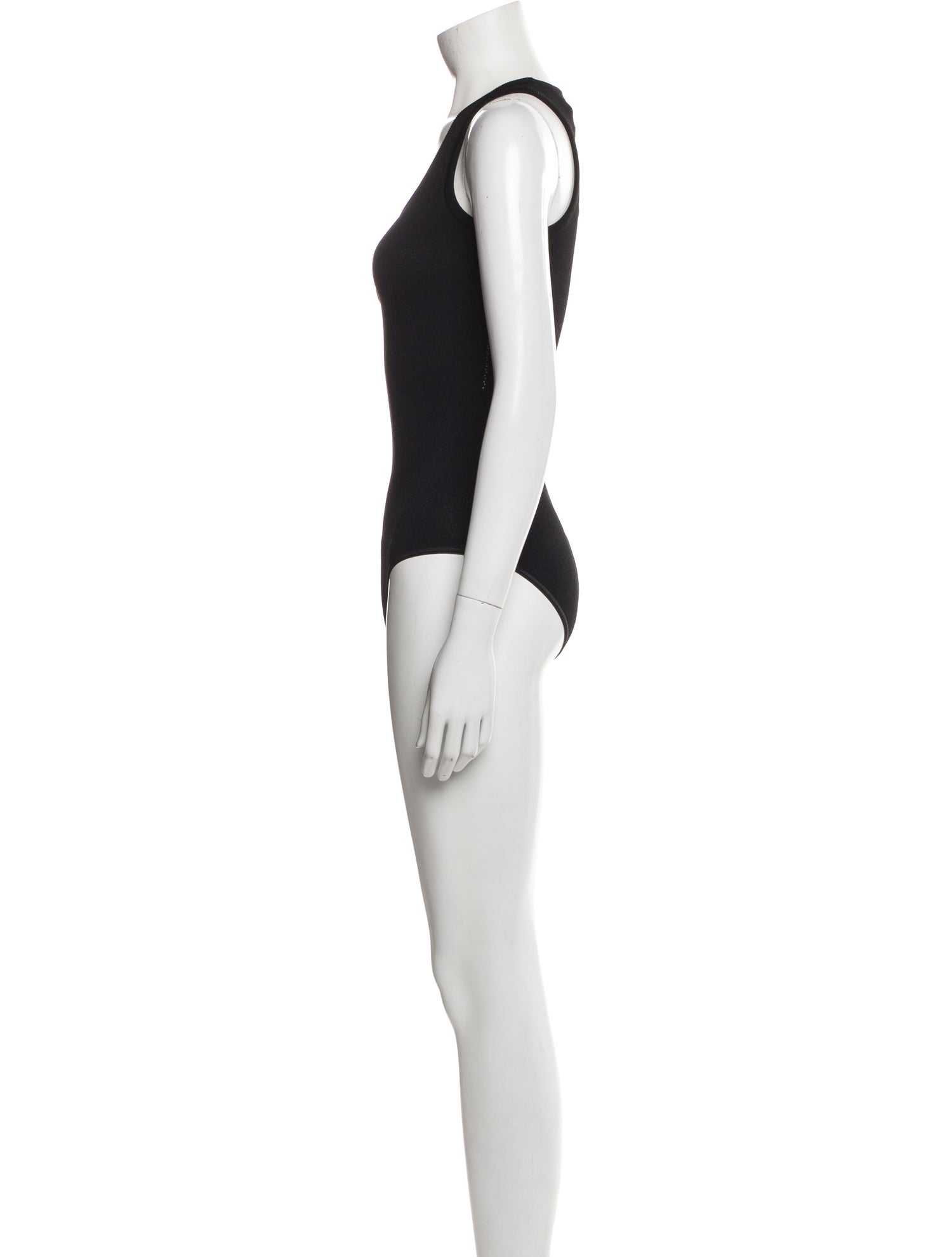 Alaïa Scoop Neck Sleeveless Bodysuit