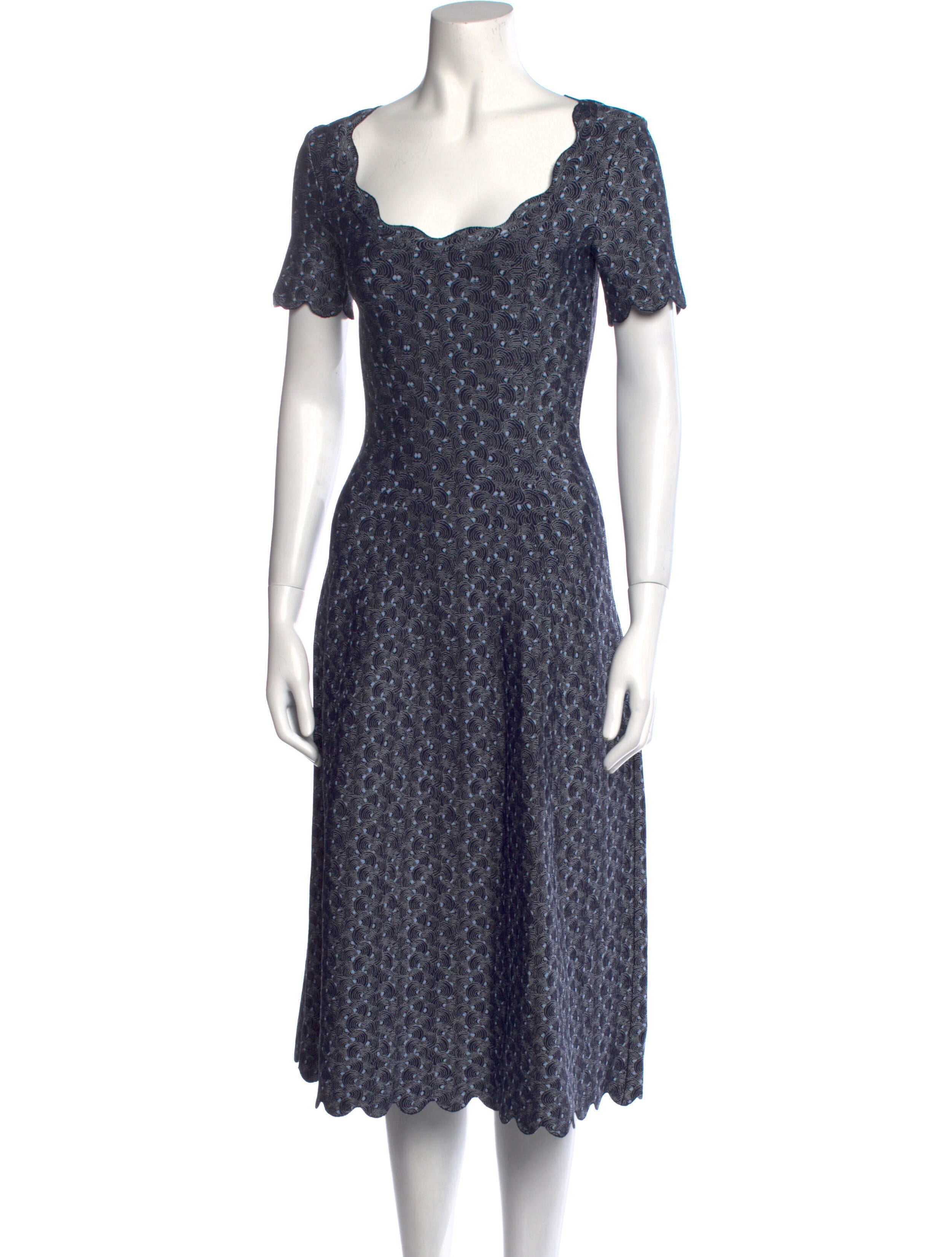 Alaïa Lace Pattern Midi Length Dress w/ Tags