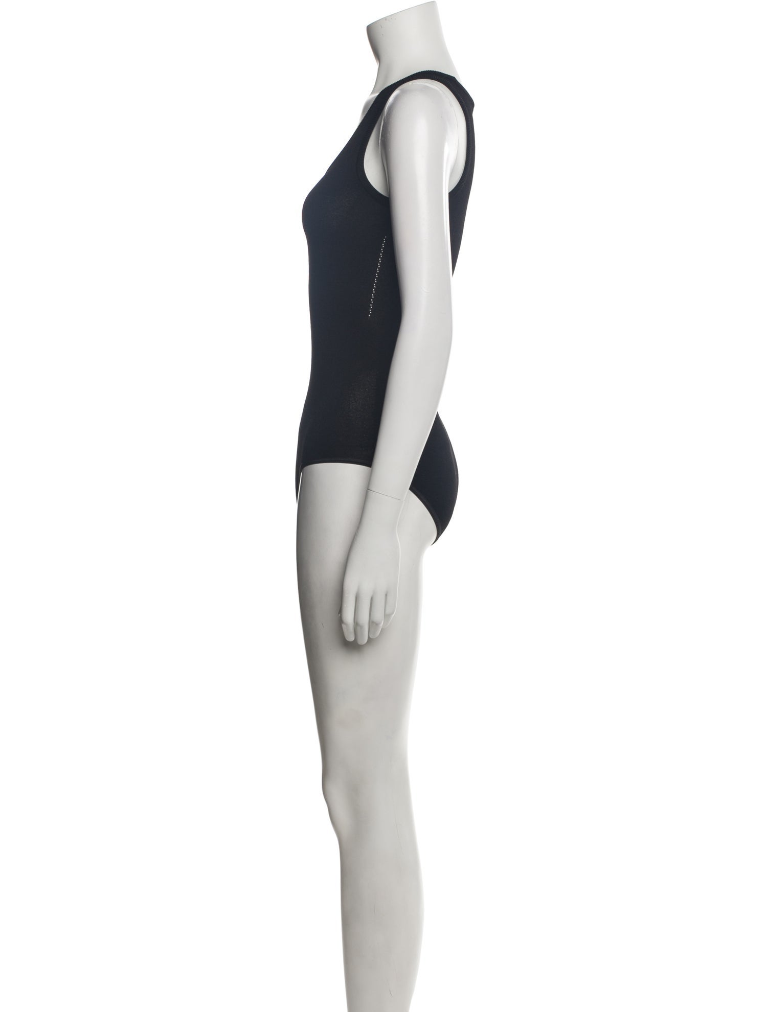 Alaïa Scoop Neck Sleeveless Bodysuit