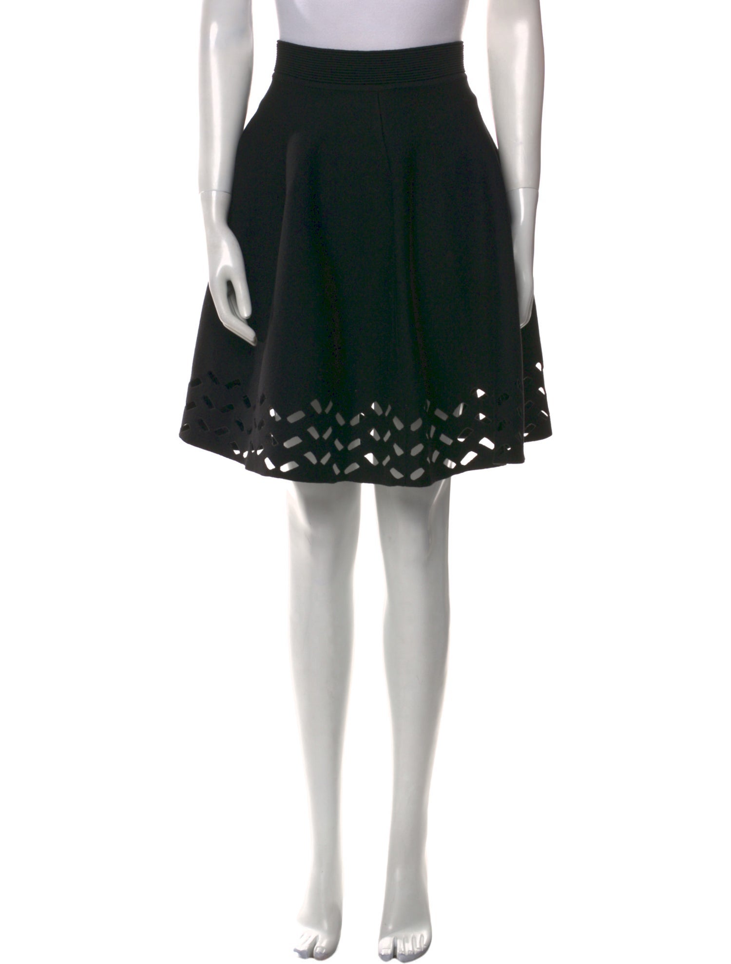 Alaïa Wool Knee-Length Skirt w/ Tags