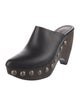 Alaïa Leather Studded Accents Mules