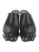Alaïa Leather Studded Accents Mules