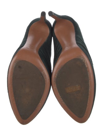 Alaïa Suede Studded Accents Lace-Up Boots