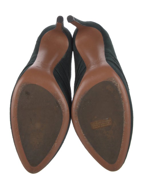 Alaïa Suede Studded Accents Lace-Up Boots