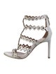 Alaïa Leather Cutout Accent Gladiator Sandals