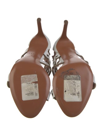 Alaïa Leather Cutout Accent Gladiator Sandals