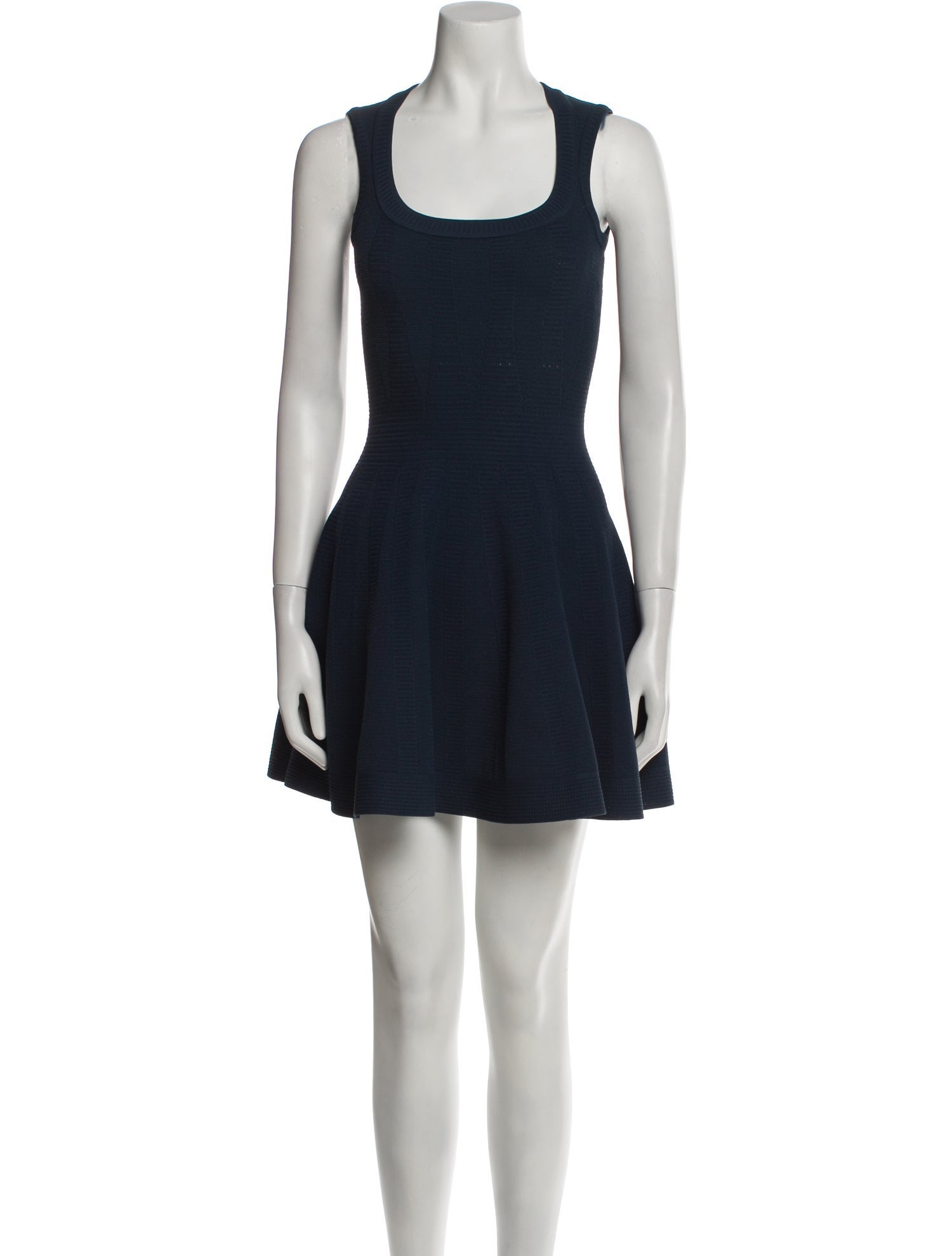 Alaïa Scoop Neck Mini Dress
