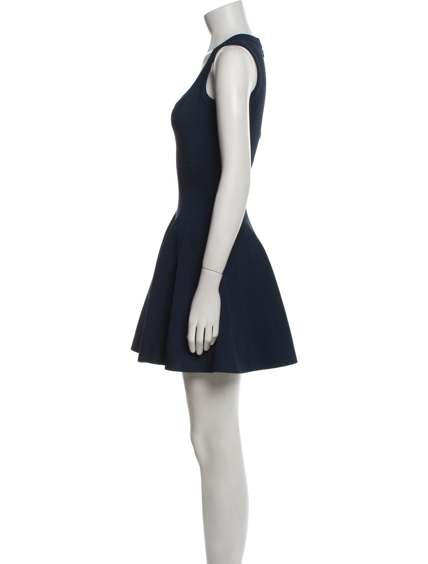 Alaïa Scoop Neck Mini Dress