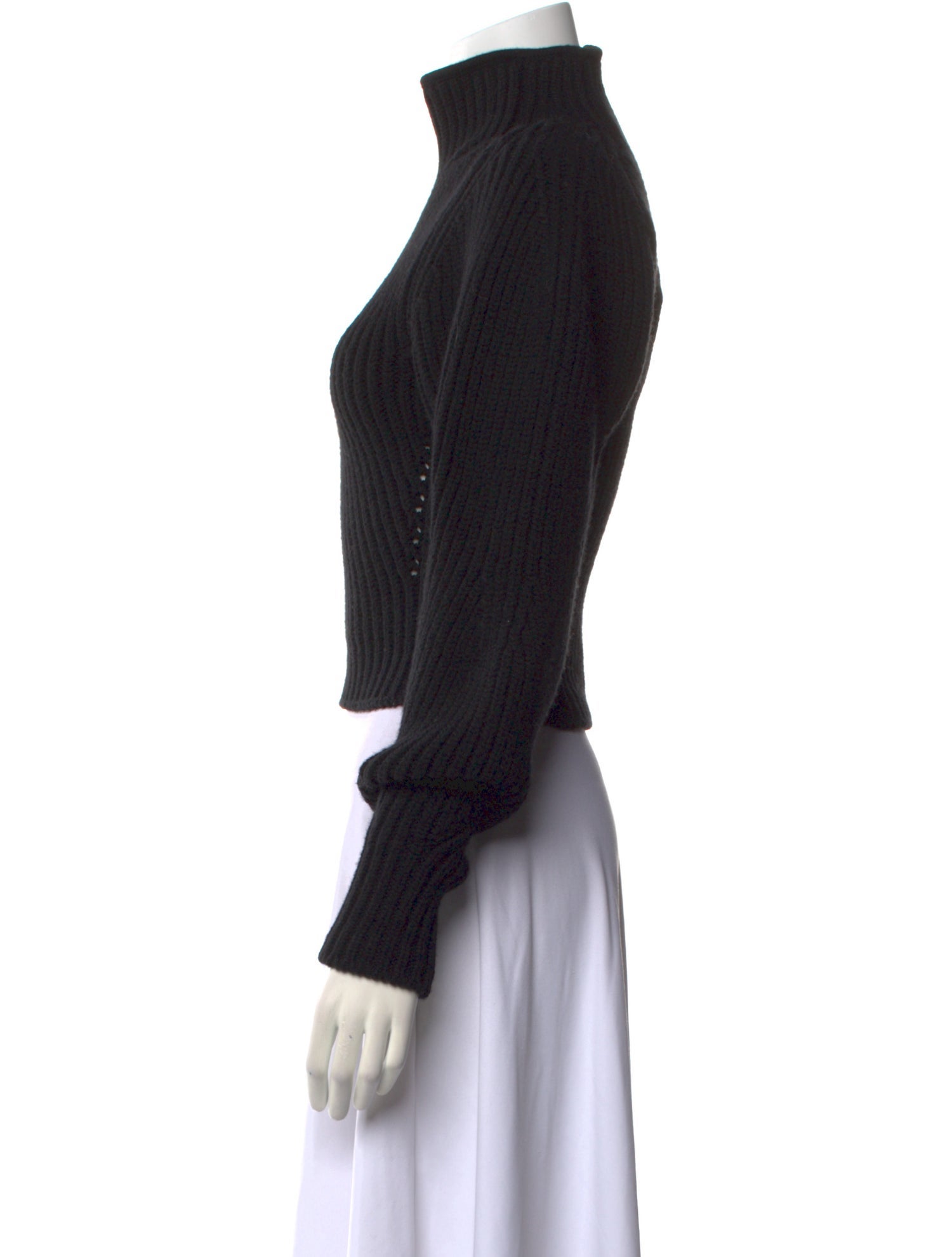 Alaïa Wool Mock Neck Sweater