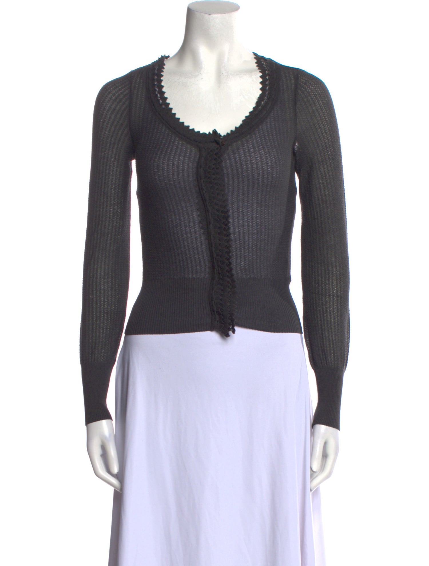 Alaïa Scoop Neck Sweater