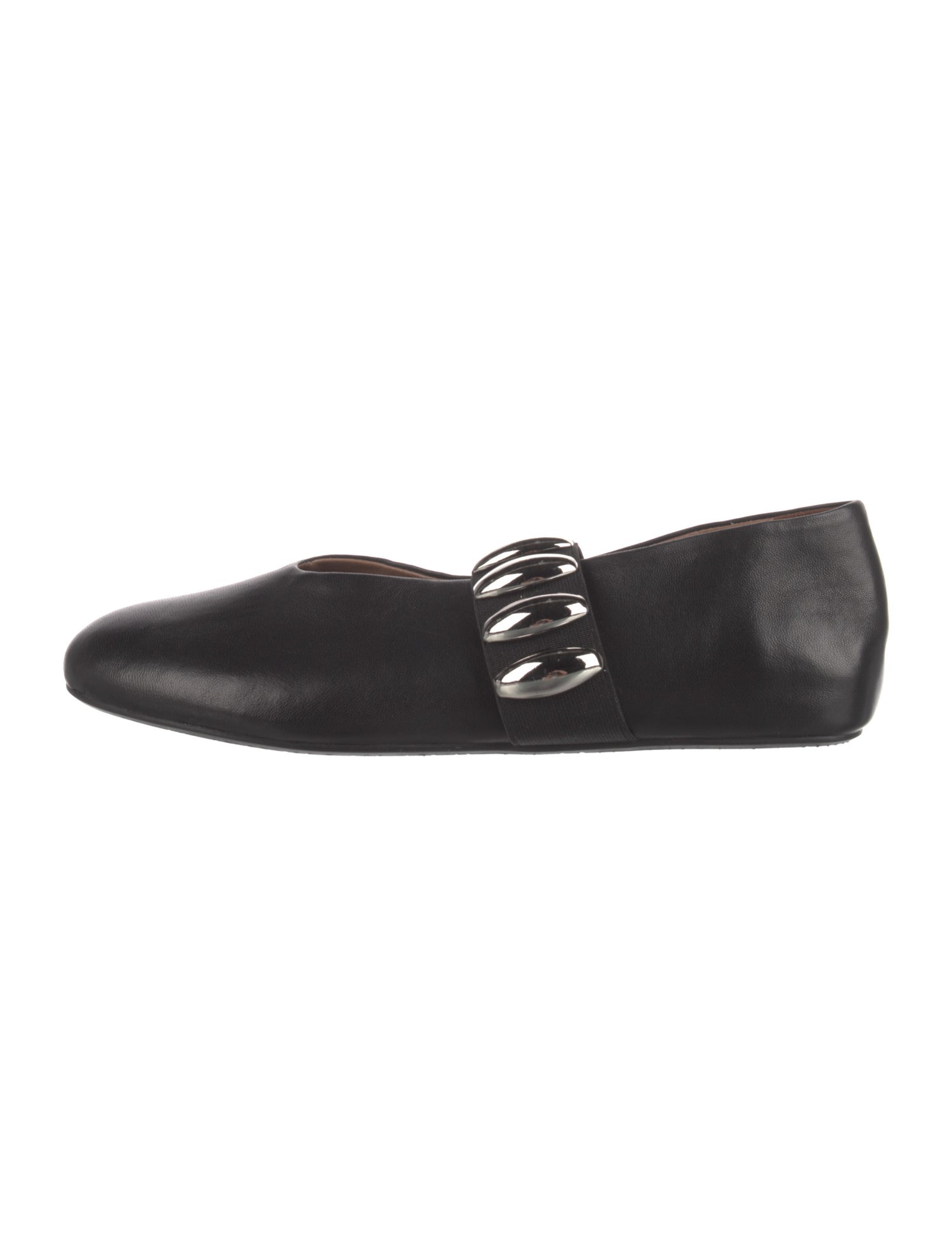 Alaïa Leather Mary Jane Flats