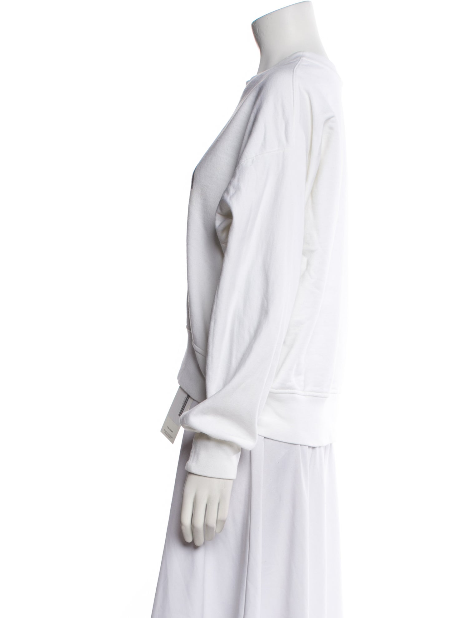 Alaïa Graphic Print Crew Neck Sweatshirt