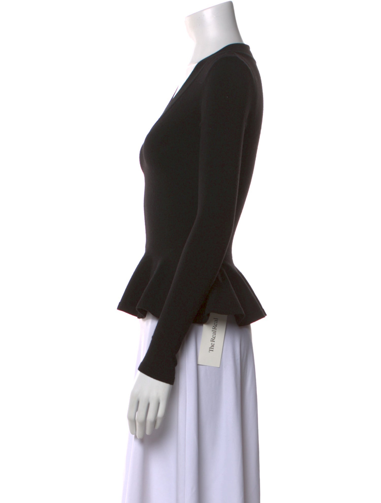 Alaïa Wool V-Neck Top