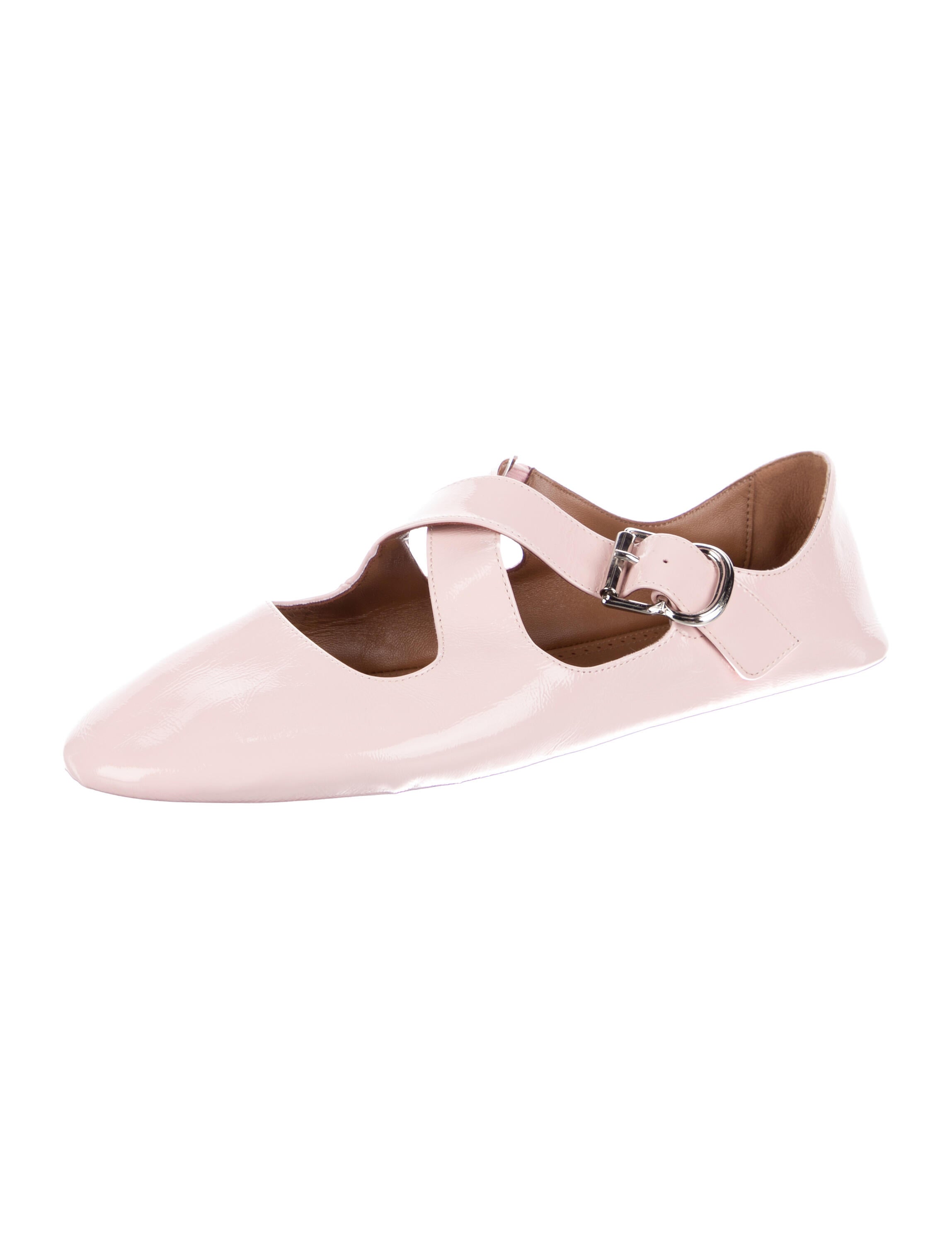 Alaïa Patent Leather Mary Jane Flats