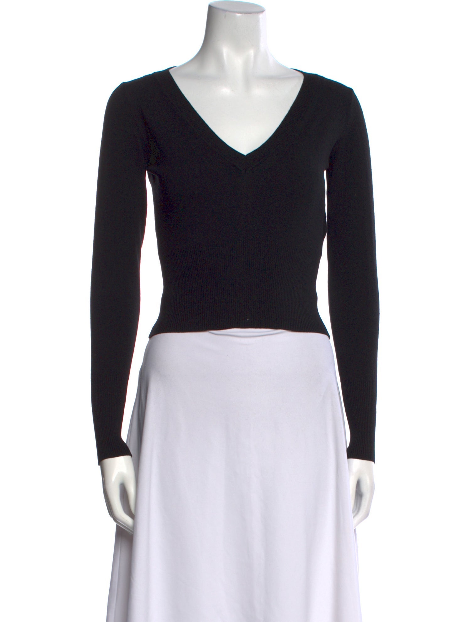 Alaïa Wool V-Neck Sweater