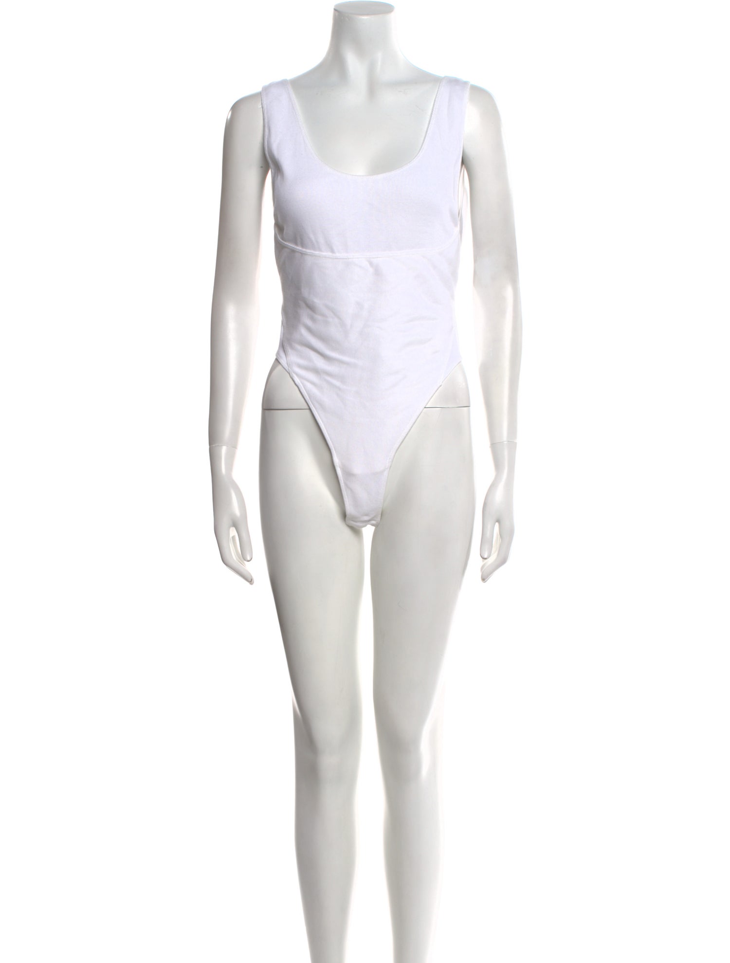 Alaïa Scoop Neck Sleeveless Bodysuit