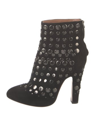 Alaïa Suede Studded Accents Boots