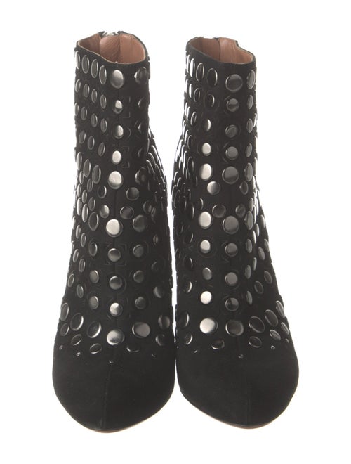 Alaïa Suede Studded Accents Boots
