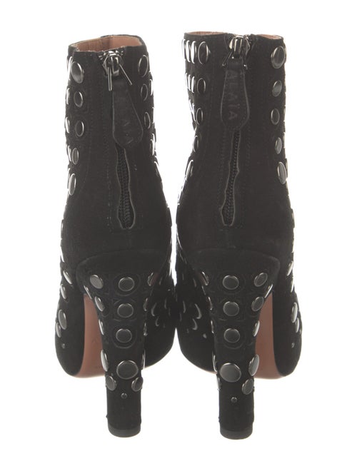 Alaïa Suede Studded Accents Boots