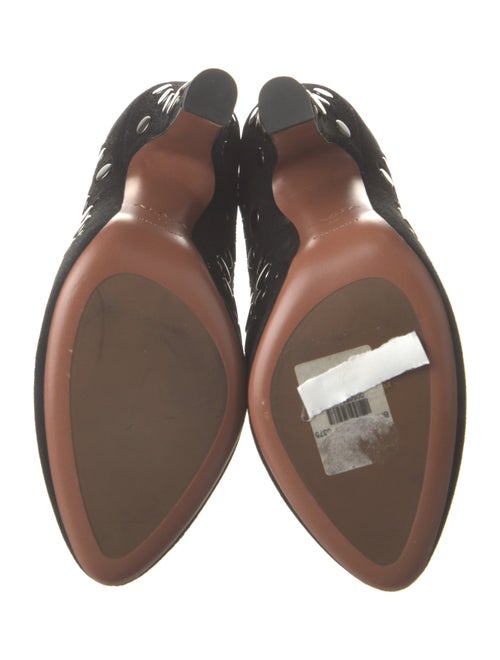 Alaïa Suede Studded Accents Boots