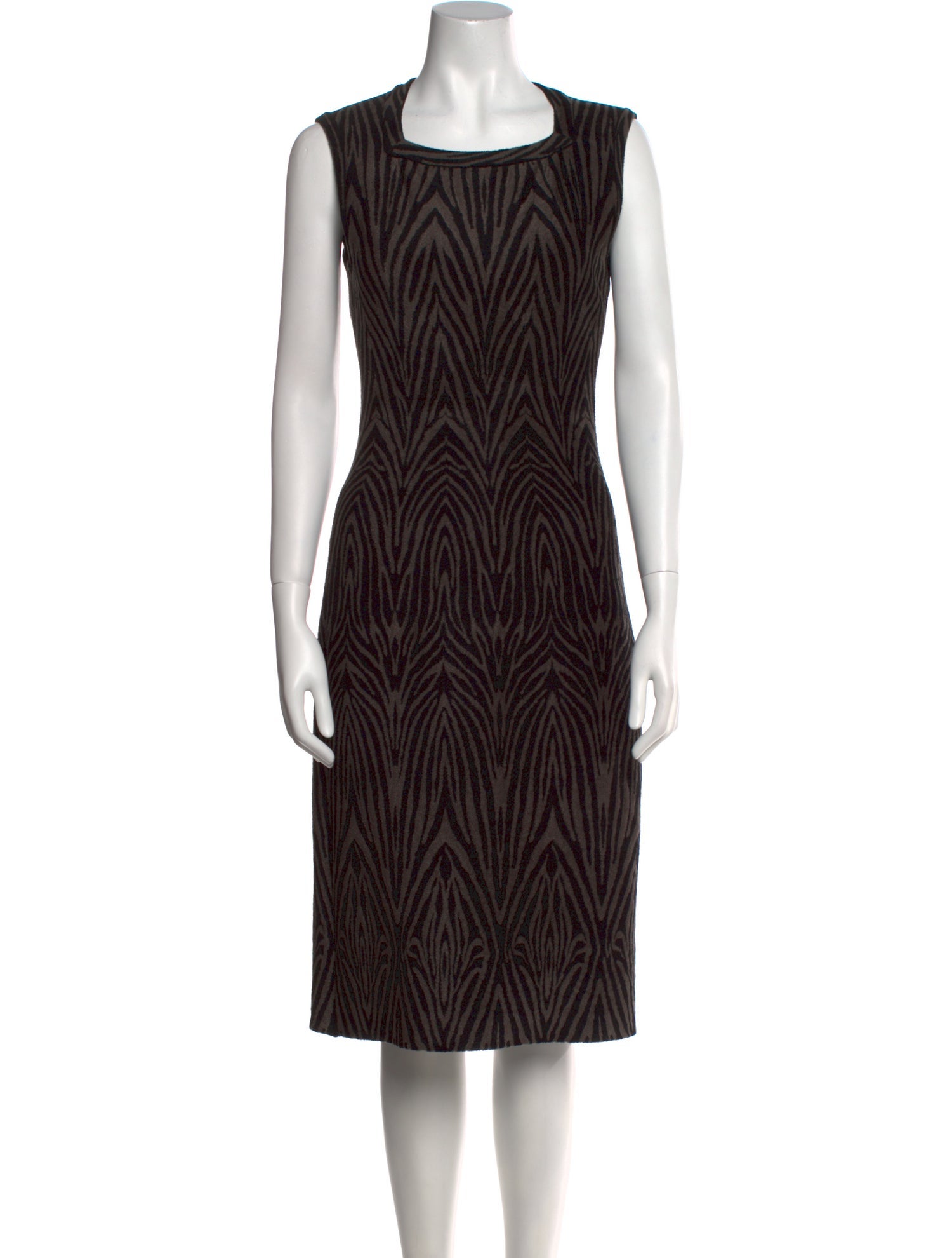 Alaïa Printed Midi Length Dress