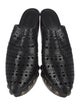 Alaïa Leather Cutout Accent Mules