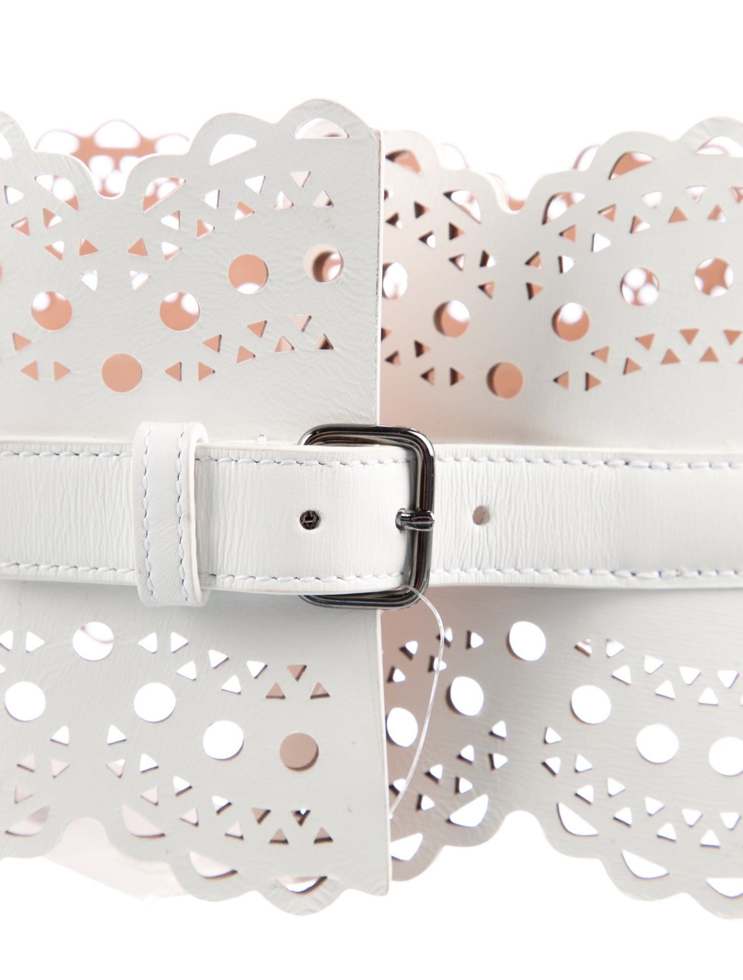 Alaïa Wide Leather Waist Belt