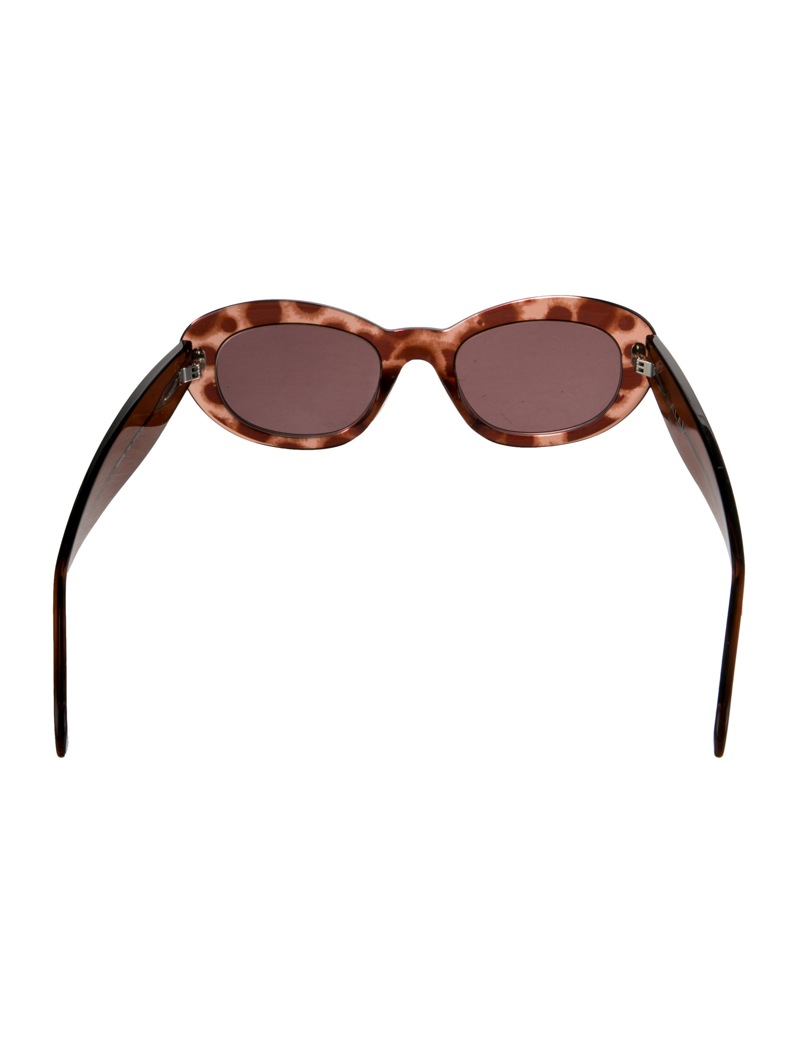 Alaïa Round Mirrored Sunglasses