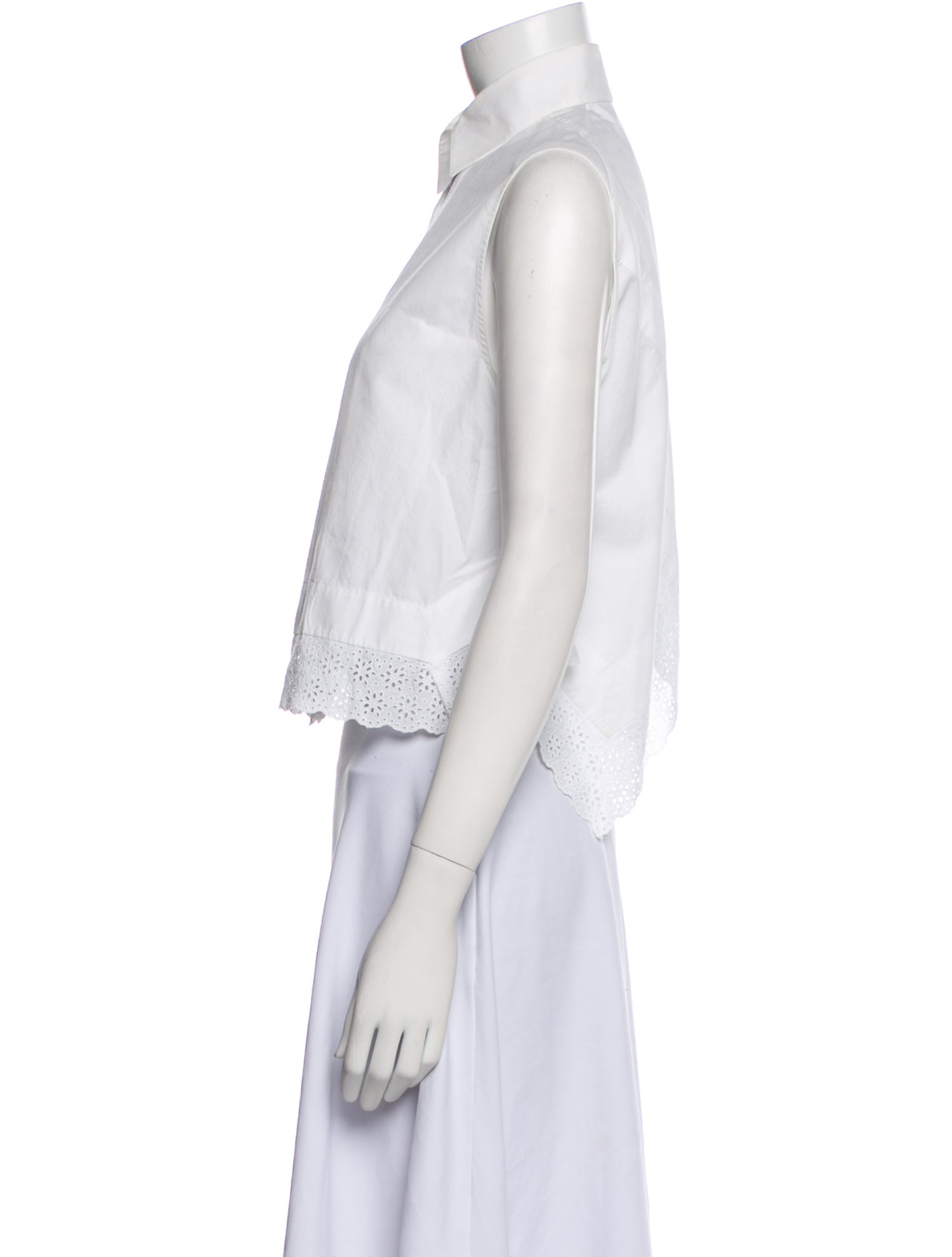 Alaïa Sleeveless Crop Top