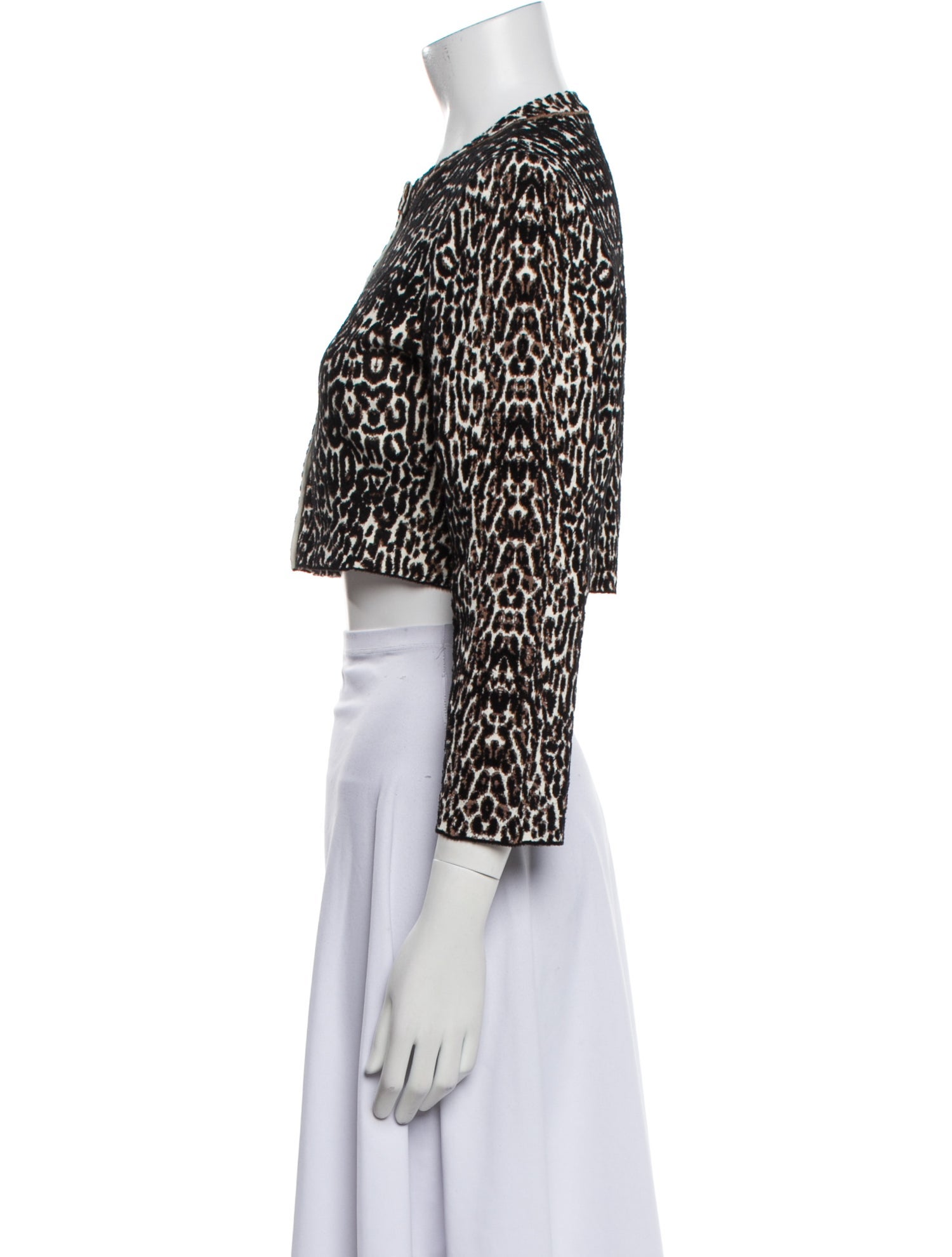 Alaïa Animal Print Bolero