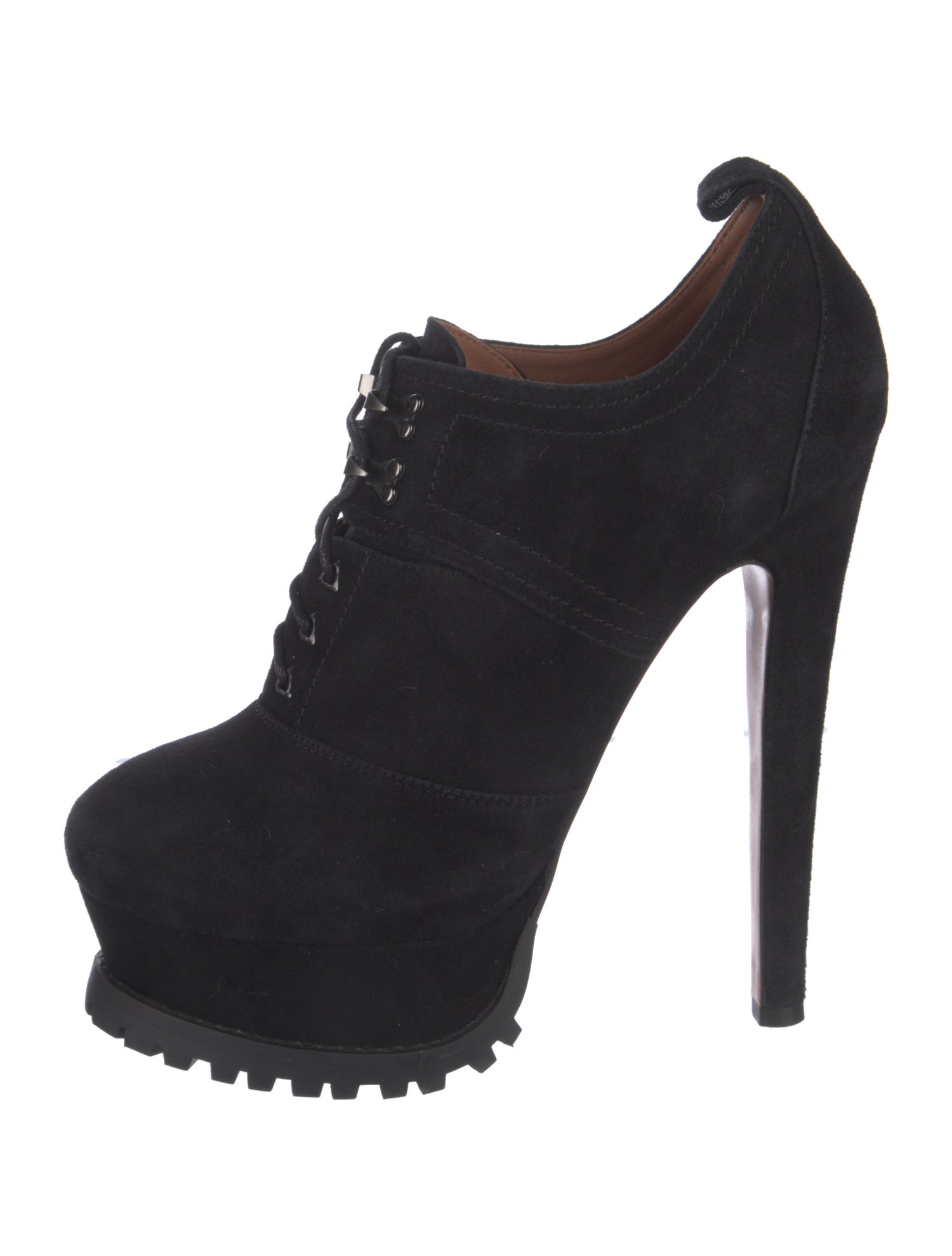 Alaïa Suede Leather Trim Embellishment Pumps