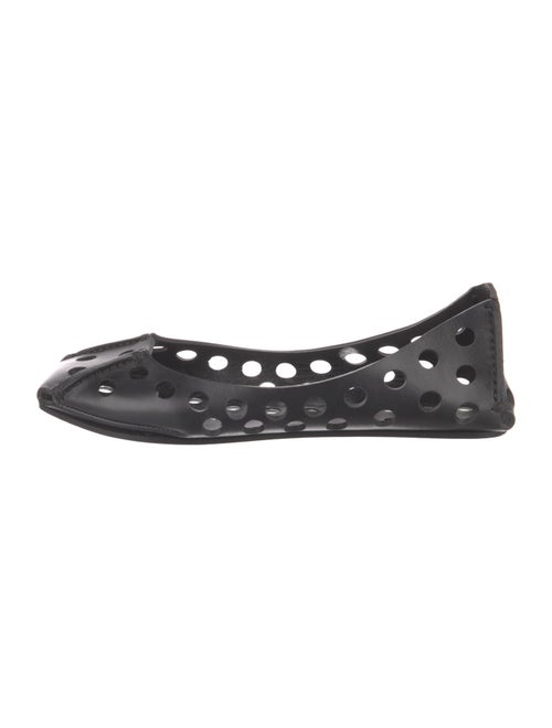 Alaïa Leather Lasercut Accents Flats