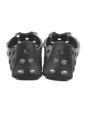 Alaïa Leather Lasercut Accents Flats
