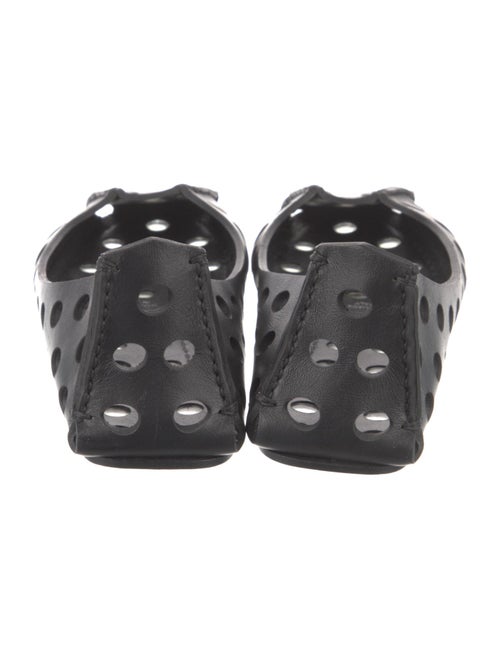 Alaïa Leather Lasercut Accents Flats