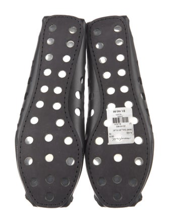Alaïa Leather Lasercut Accents Flats