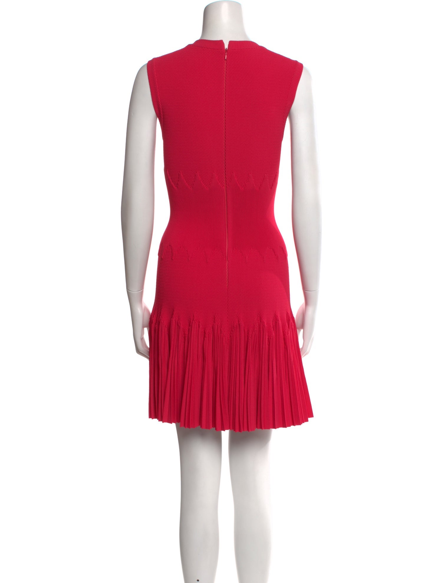 Alaïa Scoop Neck Mini Dress
