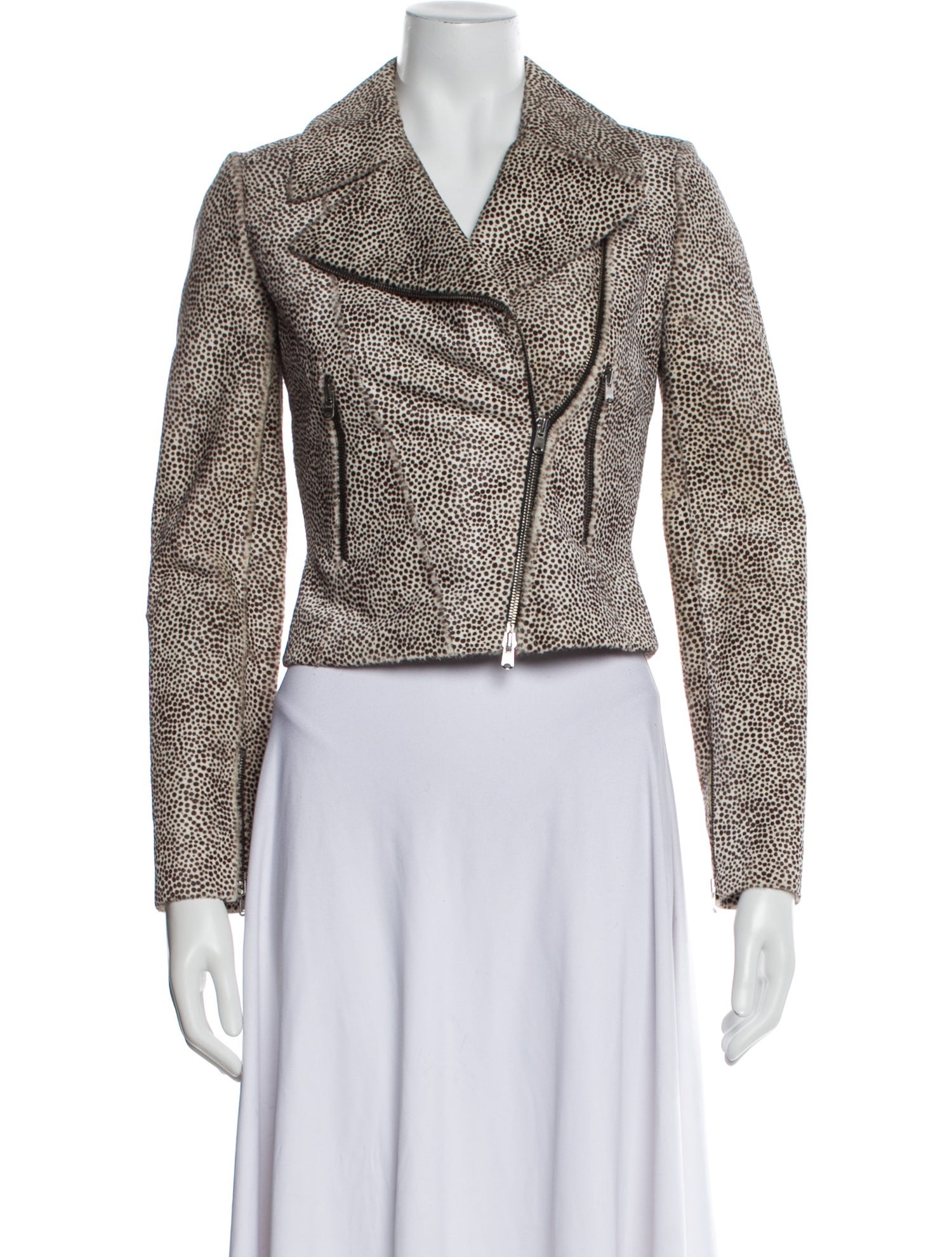 Alaïa Late 2000's - Early 2010's Calf Leather Biker Jacket