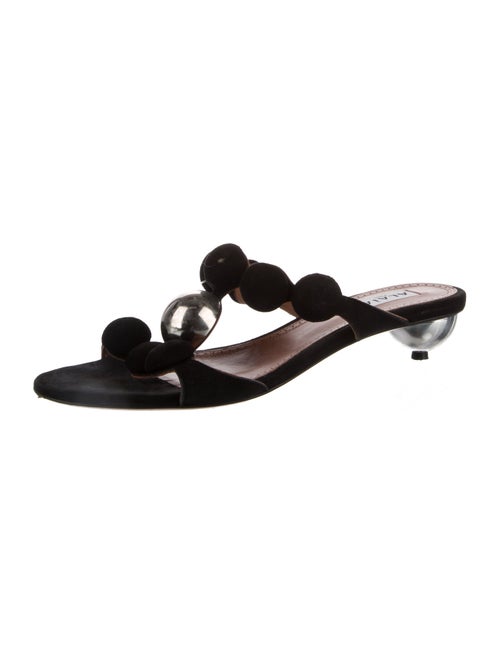 Alaïa Suede Slides