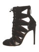 Alaïa Suede Lace-Up Boots