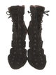 Alaïa Suede Lace-Up Boots