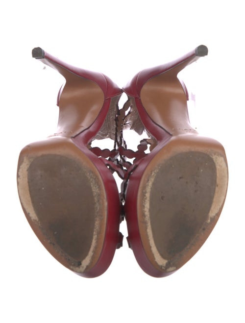 Alaïa Leather T-Strap Pumps