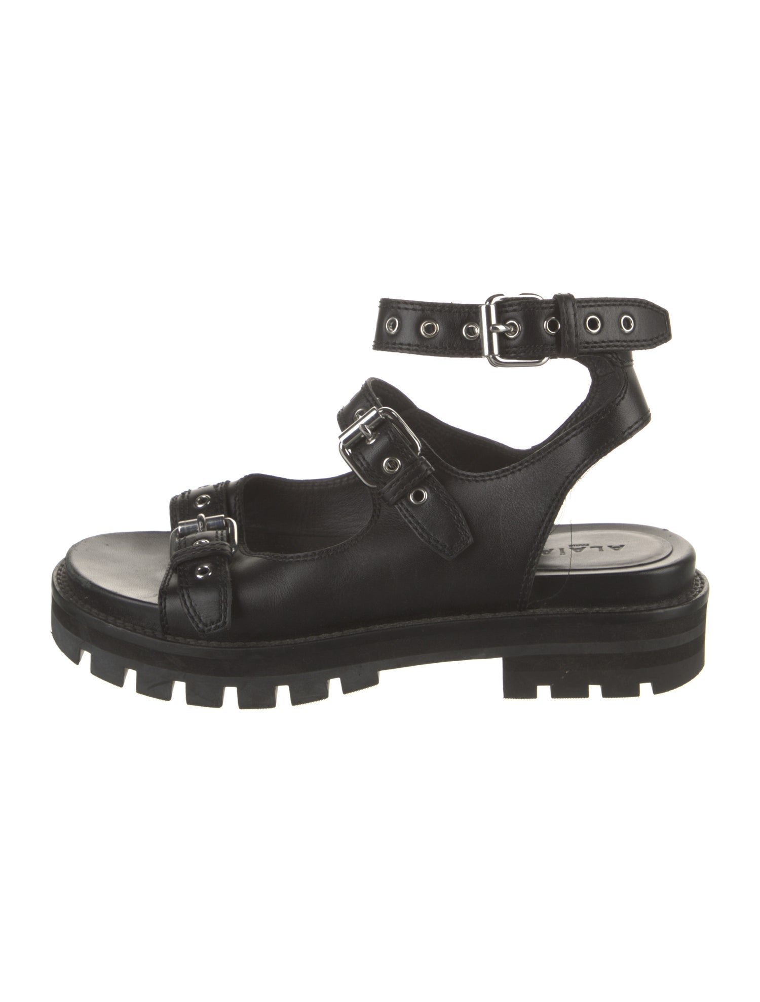 Alaïa Leather Sandals