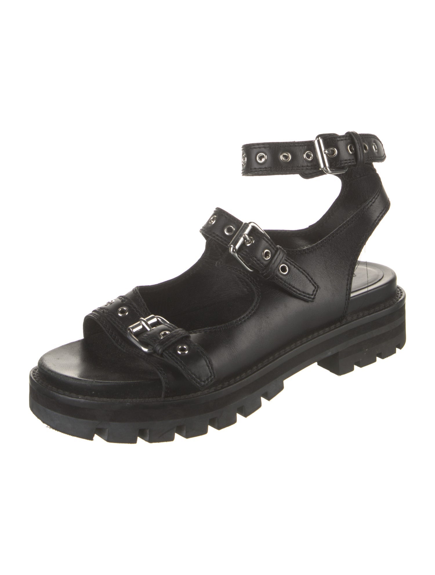 Alaïa Leather Sandals
