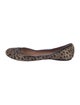Alaïa Ponyhair Animal Print Ballet Flats