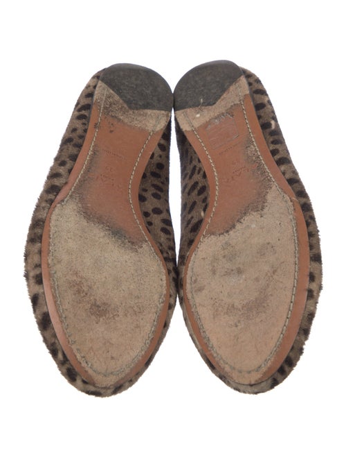 Alaïa Ponyhair Animal Print Ballet Flats