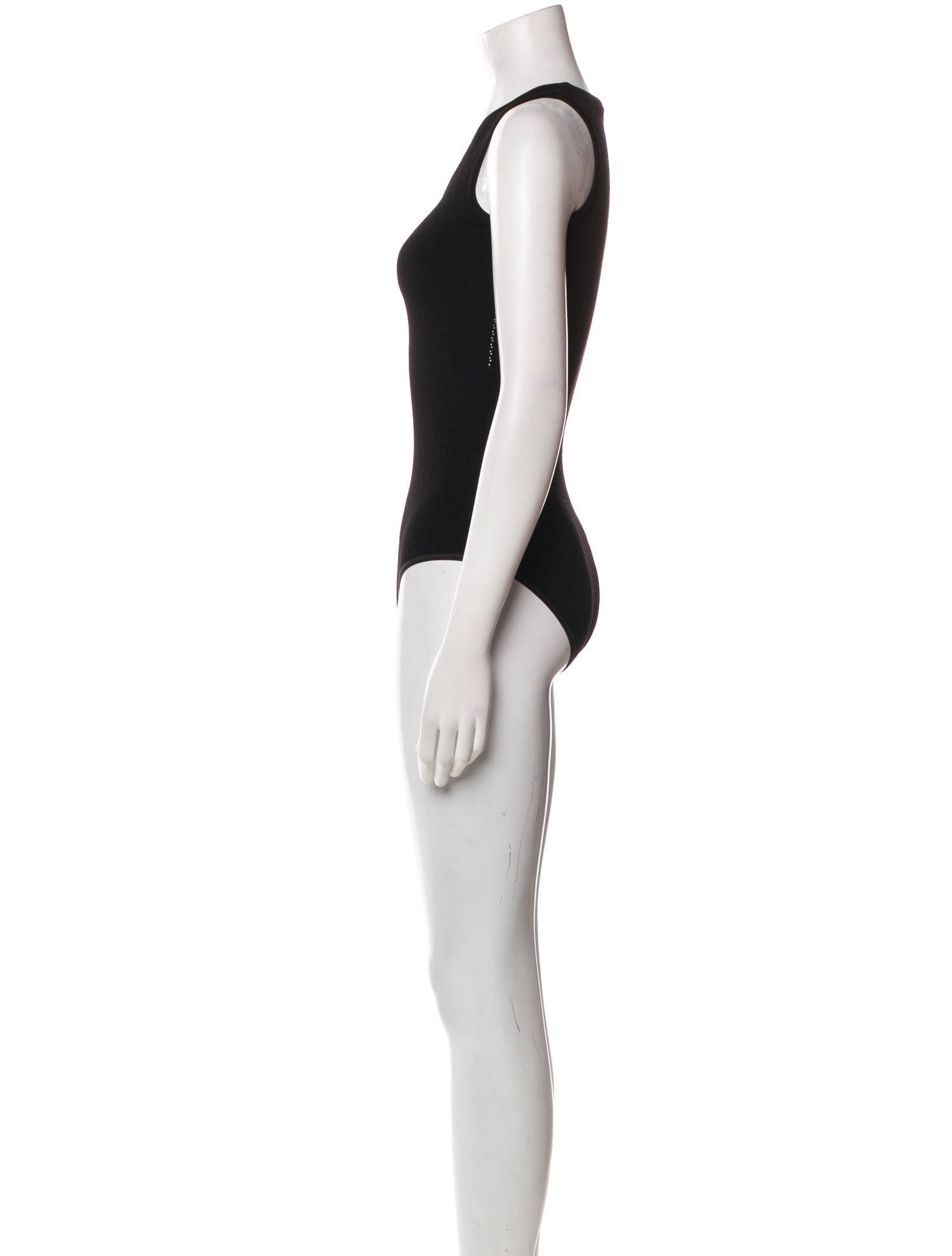 Alaïa Scoop Neck Sleeveless Bodysuit
