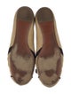 Alaïa Straw Colorblock Pattern Ballet Flats